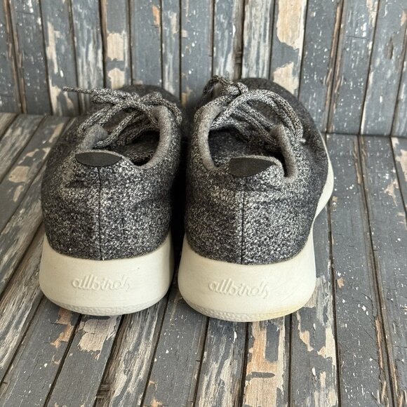 Allbirds Mens Wool Runners 0621 NV1 Gray Running Shoes Sneakers Size 9 - Picture 4 of 10